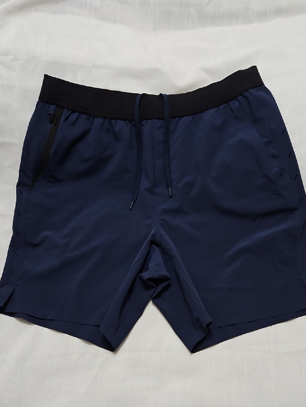 Ten Thousand Interval Shorts LG Unlined 7" Inseam Active Fitness Workout BLUE